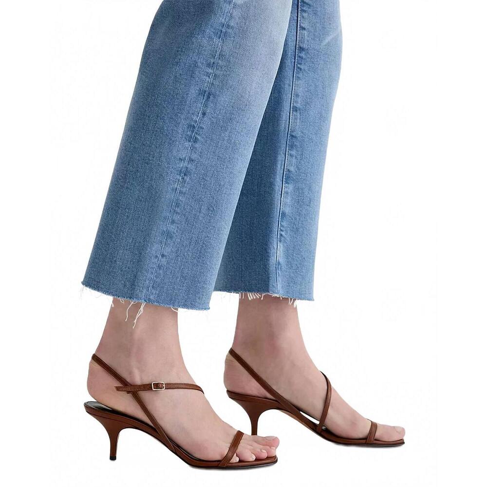 NEW AG JEANS brinley mid rise straight crop jeans in fiction - Picture 8 of 8